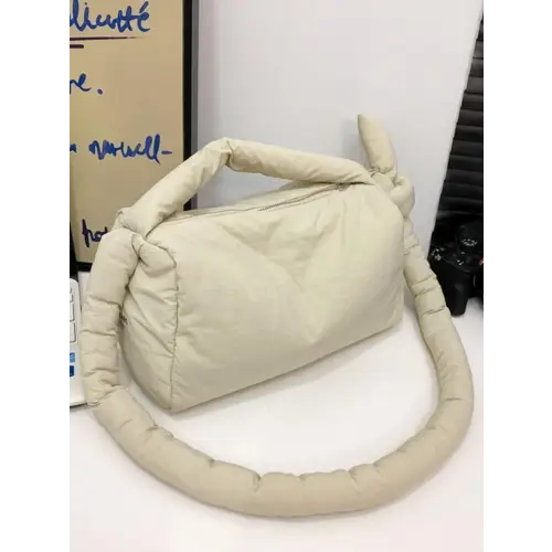 Puffy Nylon Crossbody Bag