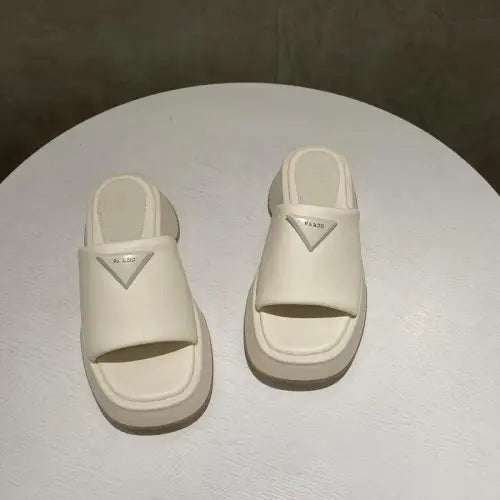 Cream White Sandals Ivory