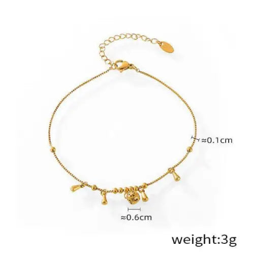 Gold-Toned Necklaces and Anklets