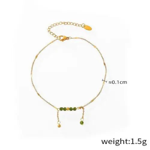 Gold-Toned Necklaces and Anklets