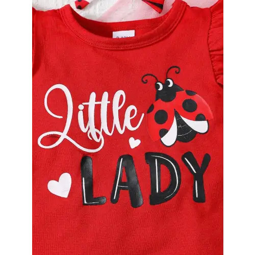 Trendy Ruffled Three Piece Baby Outfit for Loving Families