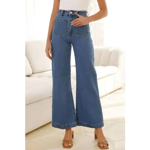 High Waist Bootcut Jeans