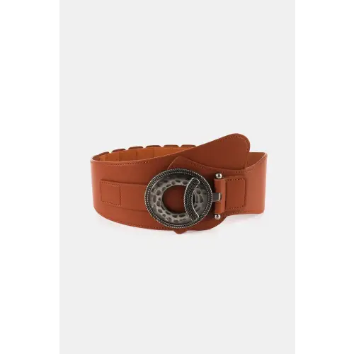 Retro Elastic Belt Caramel One Size