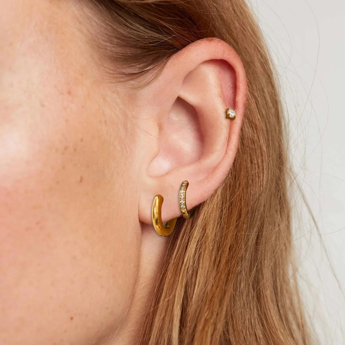 Round Gemstone High-End Earrings