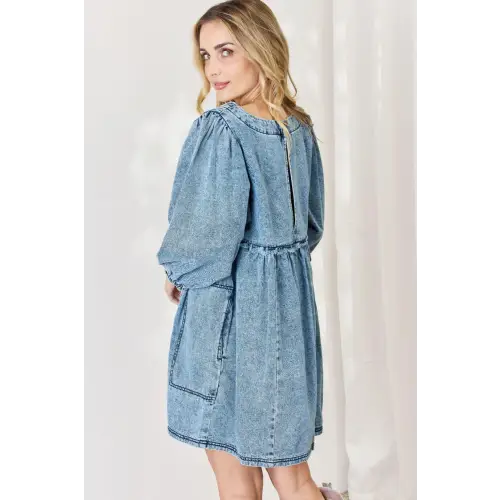 Oversized Denim Babydoll
