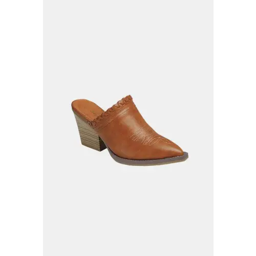 Forever Link Chunky Mules Tan
