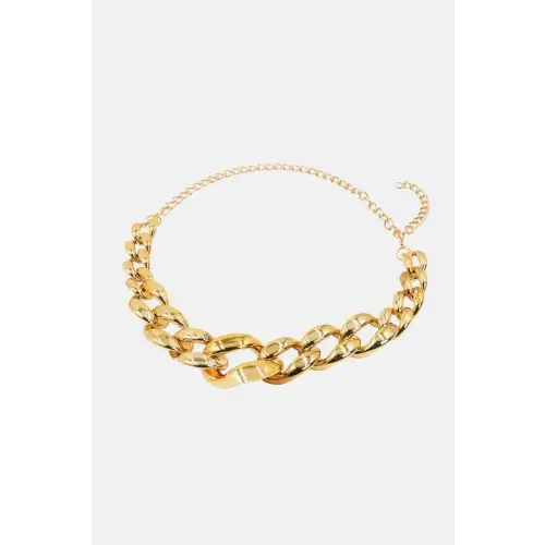Acrylic Belt Gold One Size