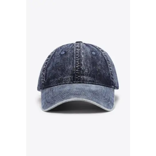 Black Denim Baseball Cap