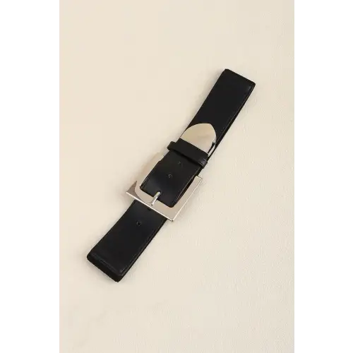 Black Leather Belt