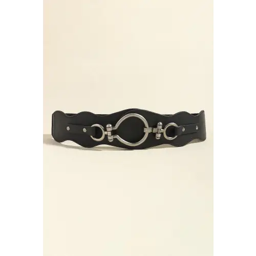 Elevated Black Belt Black One Size