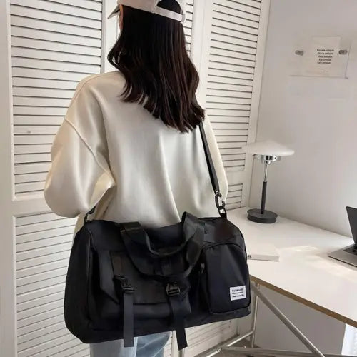 Sleek Travel Bag Black One Size