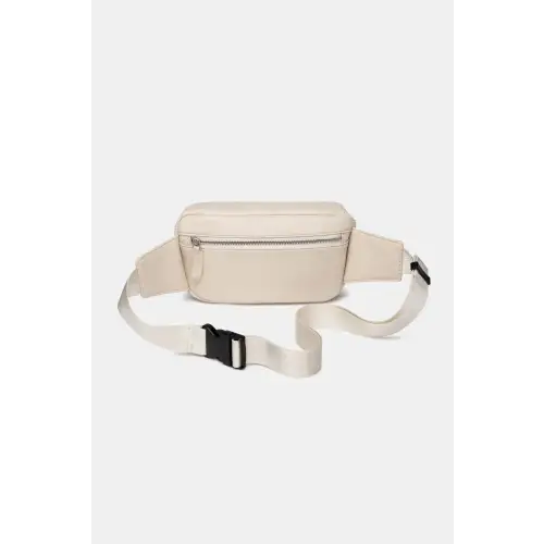 Sleek Black PU Leather Sling Bag for Trendy