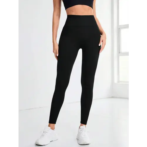 Black Boldness High Waist Active Leggings Black