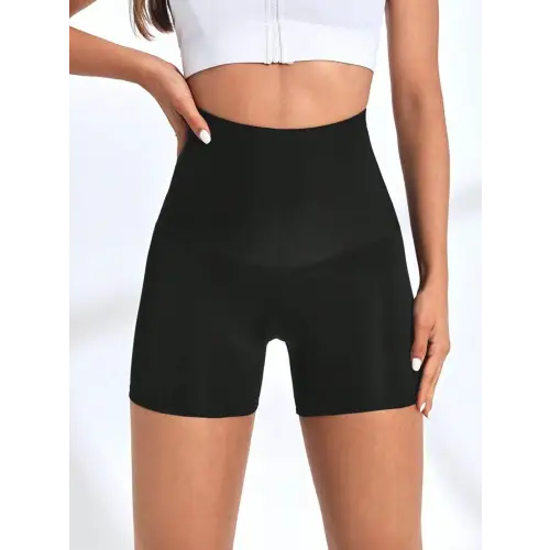 Sleek High Waist Active Shorts for Ultimate Performance Black