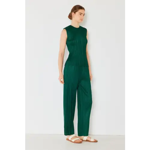 Sleek Pleated Jumpsuit