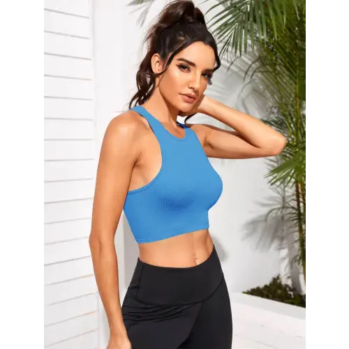Cropped Trendy Sports Tank Top