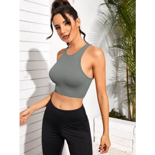 Cropped Trendy Sports Tank Top