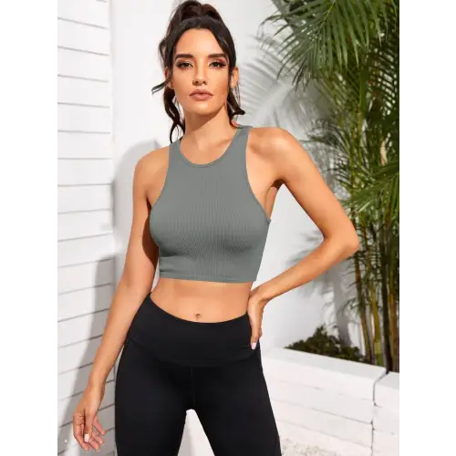 Cropped Trendy Sports Tank Top