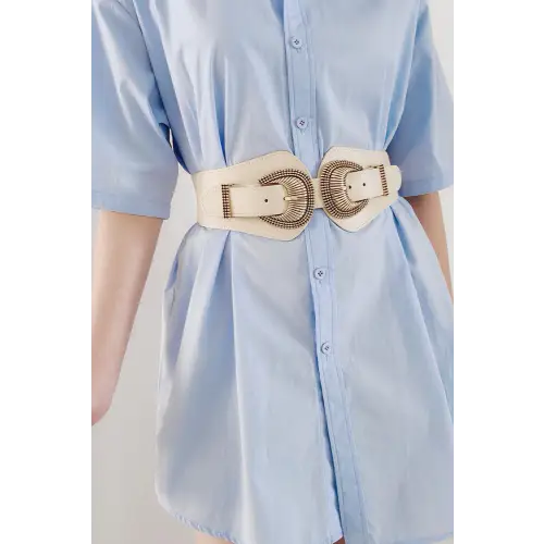 Shell Buckle Belt