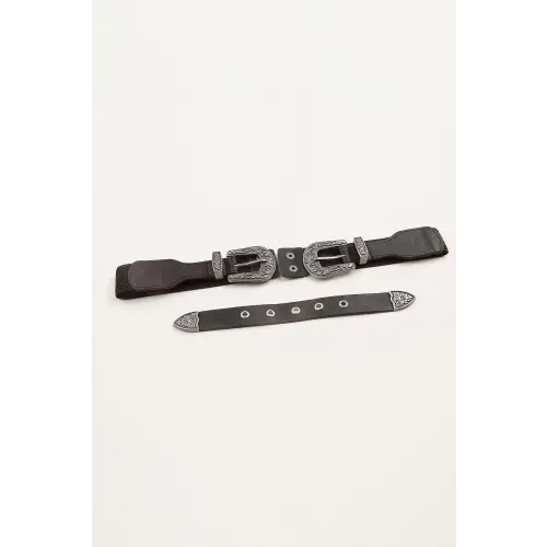 Symmetrical Leather Belt