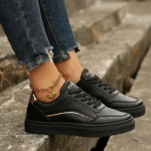 White Leather Sneakers