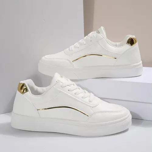 White Leather Sneakers