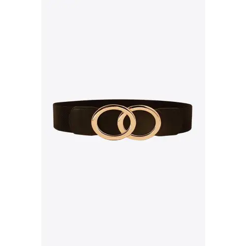 Ring Zinc Alloy Belt Black One Size