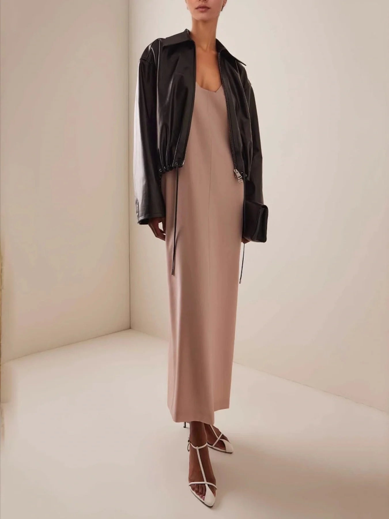 Soft Black Zipper Jacket