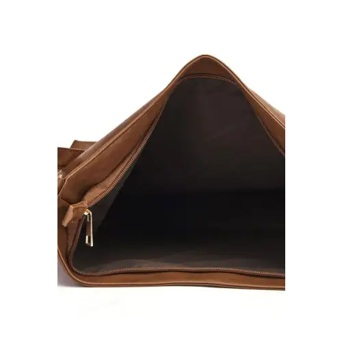 Spacious Large PU Leather Crossbody Bag