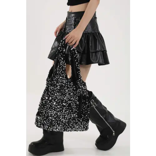 Sparkle in Style with Our Sequin Polyester Handbag for Every Occasion