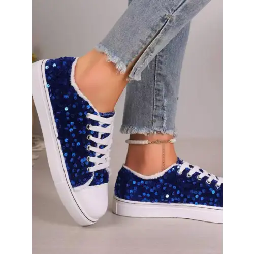 Sparkle Sneakers Dark Blue