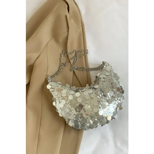 Sparkle in Style with Sequin Chain Crossbody Bags