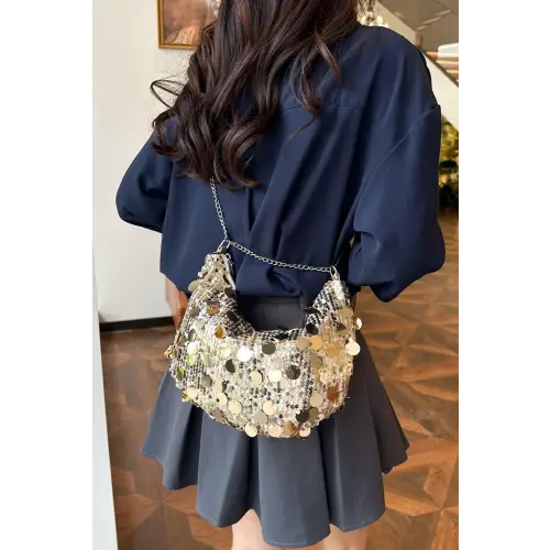 Sparkle in Style with Sequin Chain Crossbody Bags