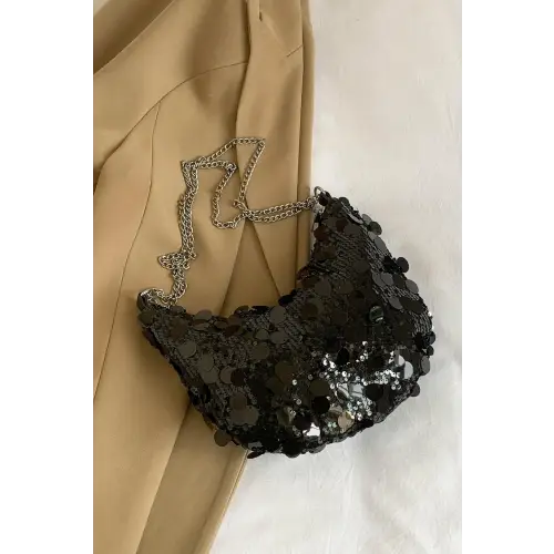 Sparkle in Style with Sequin Chain Crossbody Bags