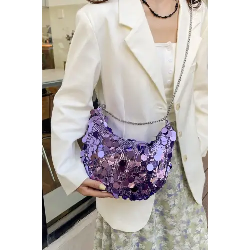 Sparkle in Style with Sequin Chain Crossbody Bags