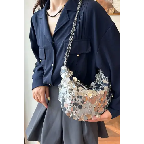 Sparkle in Style with Sequin Chain Crossbody Bags