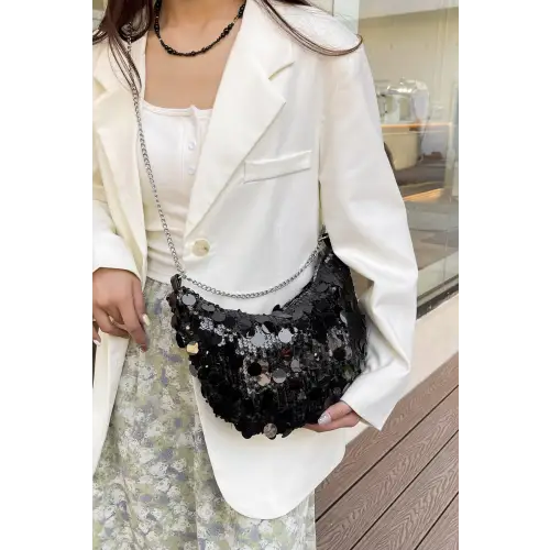 Sparkle in Style with Sequin Chain Crossbody Bags