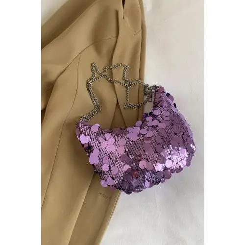 Sparkle in Style with Sequin Chain Crossbody Bags