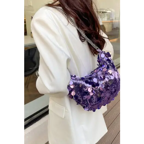 Sparkle in Style with Sequin Chain Crossbody Bags