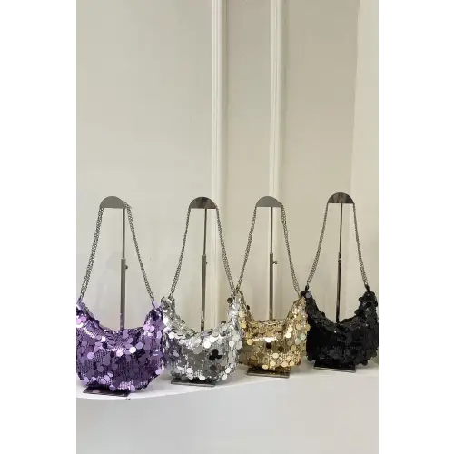 Sparkle in Style with Sequin Chain Crossbody Bags