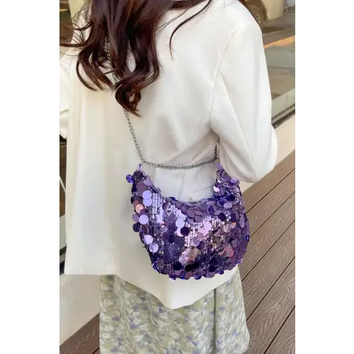 Sparkle in Style with Sequin Chain Crossbody Bags