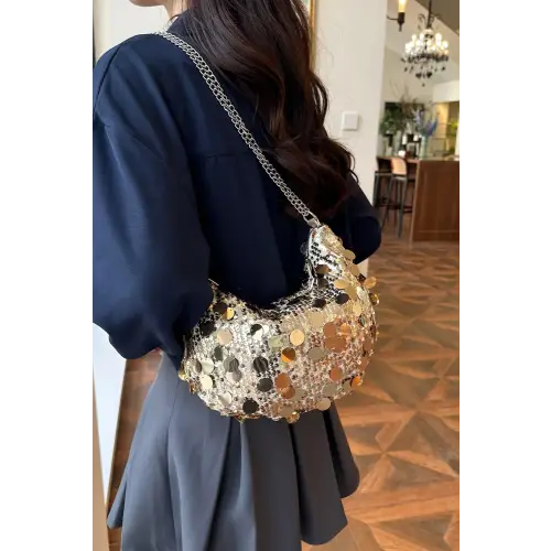 Sparkle in Style with Sequin Chain Crossbody Bags