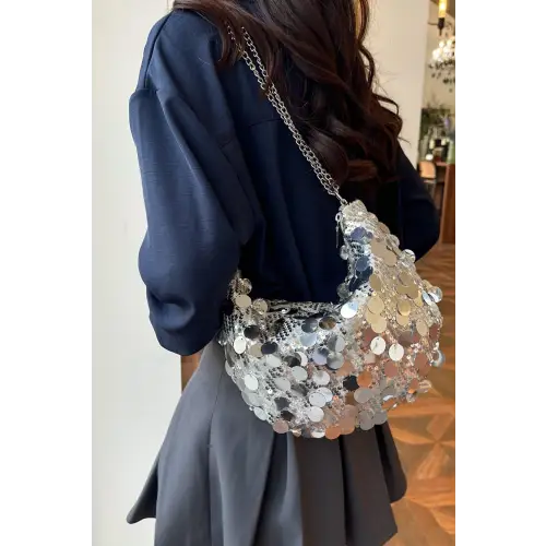 Sparkle in Style with Sequin Chain Crossbody Bags