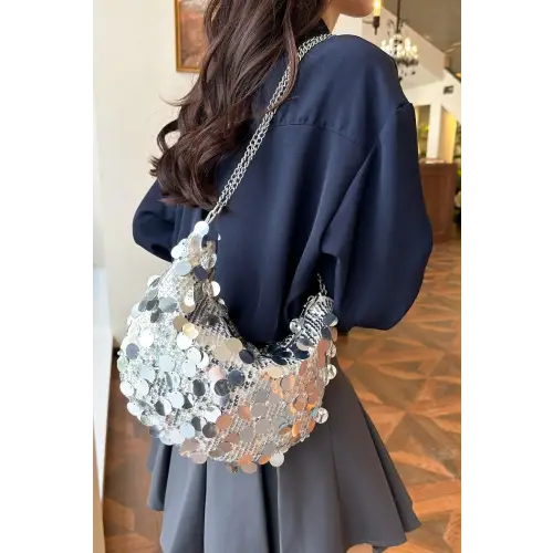 Sparkle in Style with Sequin Chain Crossbody Bags