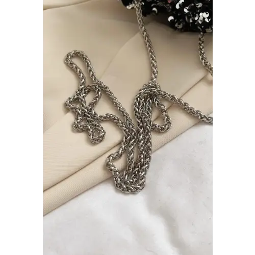 Sparkle in Style with Sequin Chain Drawstring Bucket Bag