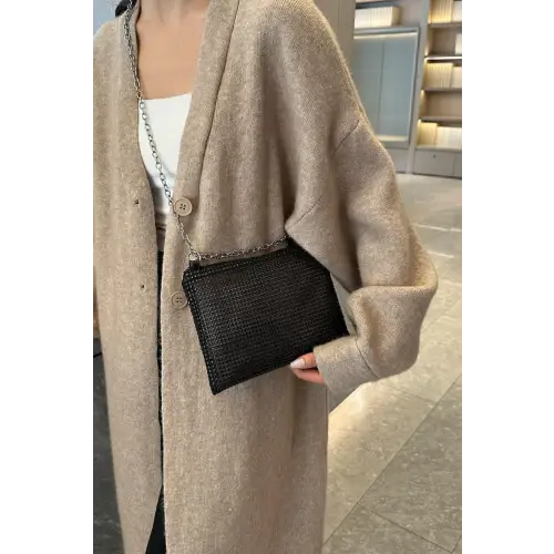Sparkle with Rhinestone Polyester Chain Crossbody Bags