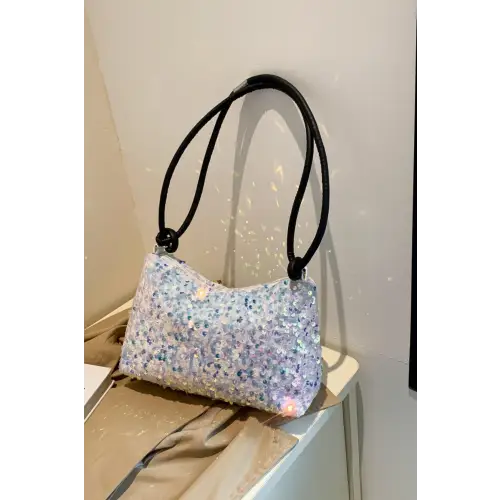 Sparkle with Sequin Shoulder Bags - Double Strap Design