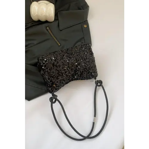 Sparkle with Sequin Shoulder Bags - Double Strap Design