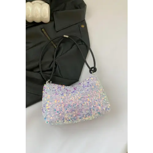 Sparkle with Sequin Shoulder Bags - Double Strap Design
