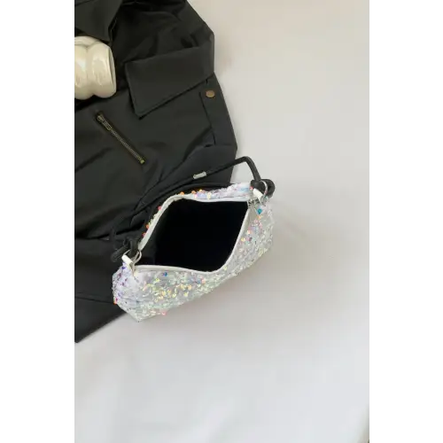 Sparkle with Sequin Shoulder Bags - Double Strap Design